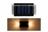 Pack of 4 Solar Powered Wall Lights – Outdoor Fence & Garden